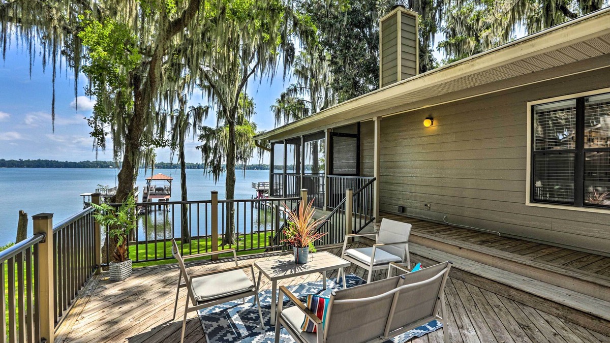 Madison House | 'All Decked Out' Home on Cherry Lake w/Dock!