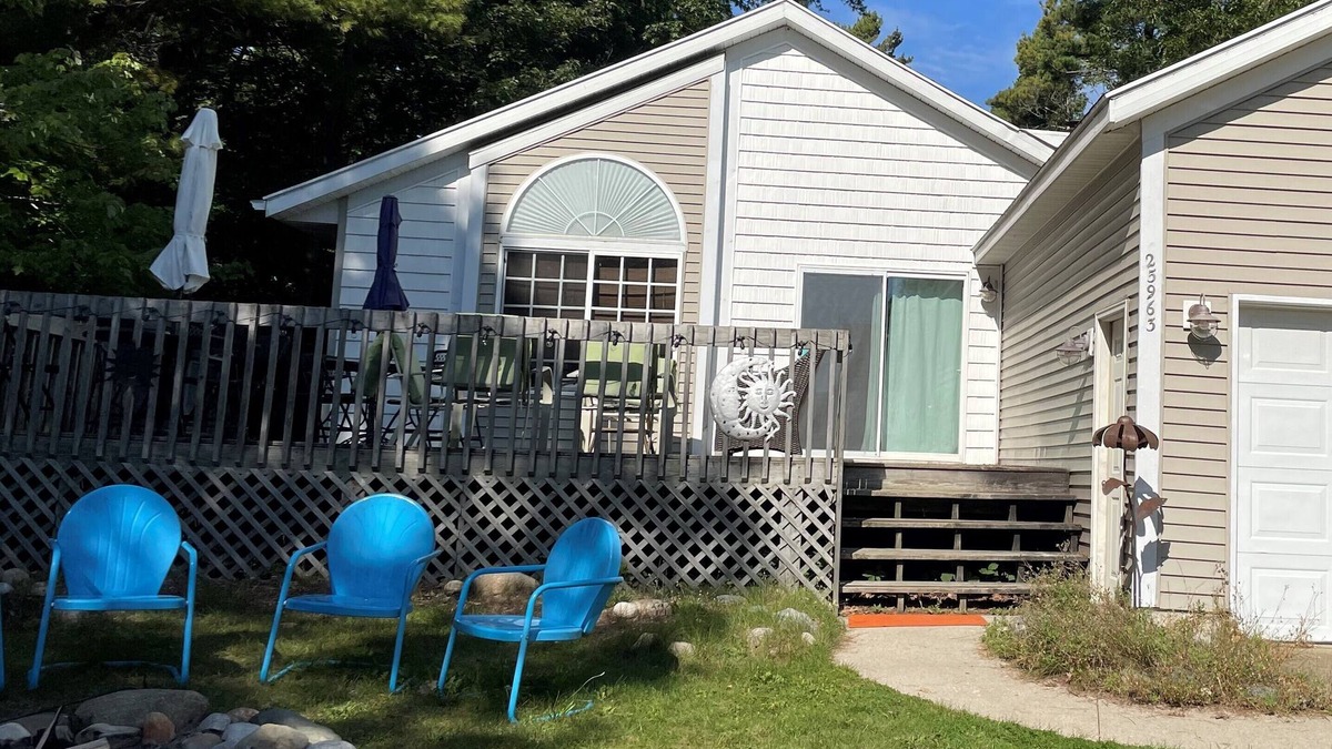 Beaver Island House | ALL DECKED OUT is a fun, bright, and beautiful home in town.