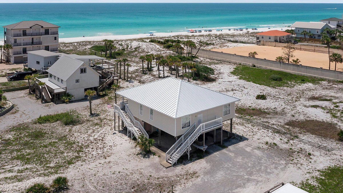 Tang-O-Mar House | All Tide Up - Miramar Beach! Gulf Views! Steps to the Beach! Great Porch Space!