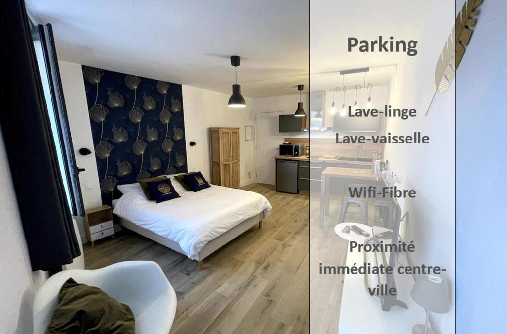 Chartres Apartment | ALP Chartres - Cosy studio au cœur de Chartres avec Parking