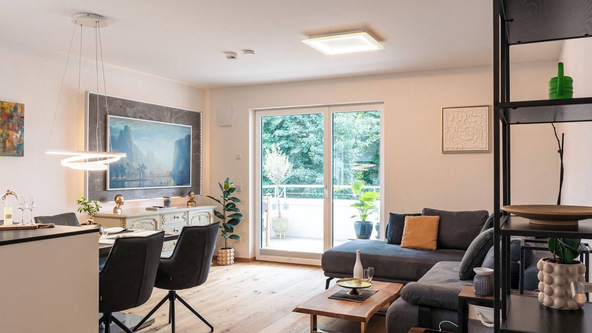 Kolbermoor Apartment | Alpdeluxe Suite - Smart Home BBQ waterbed
