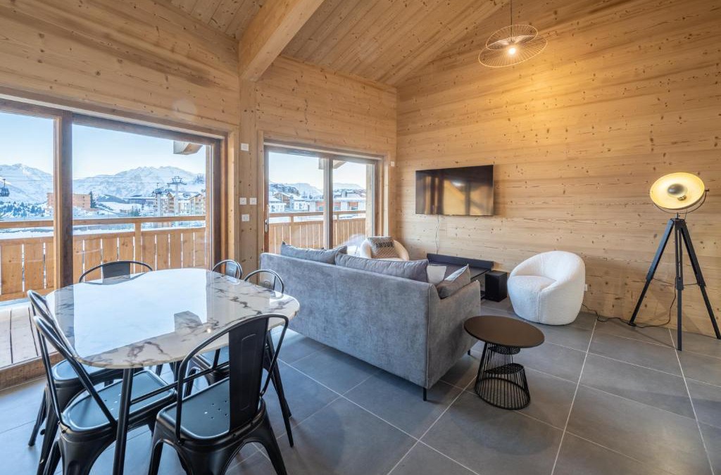 Jeux Apartment | Alpe d'Huez Houses - Chez Ernest - Gentianes - Magnifique 1 chambre cabine