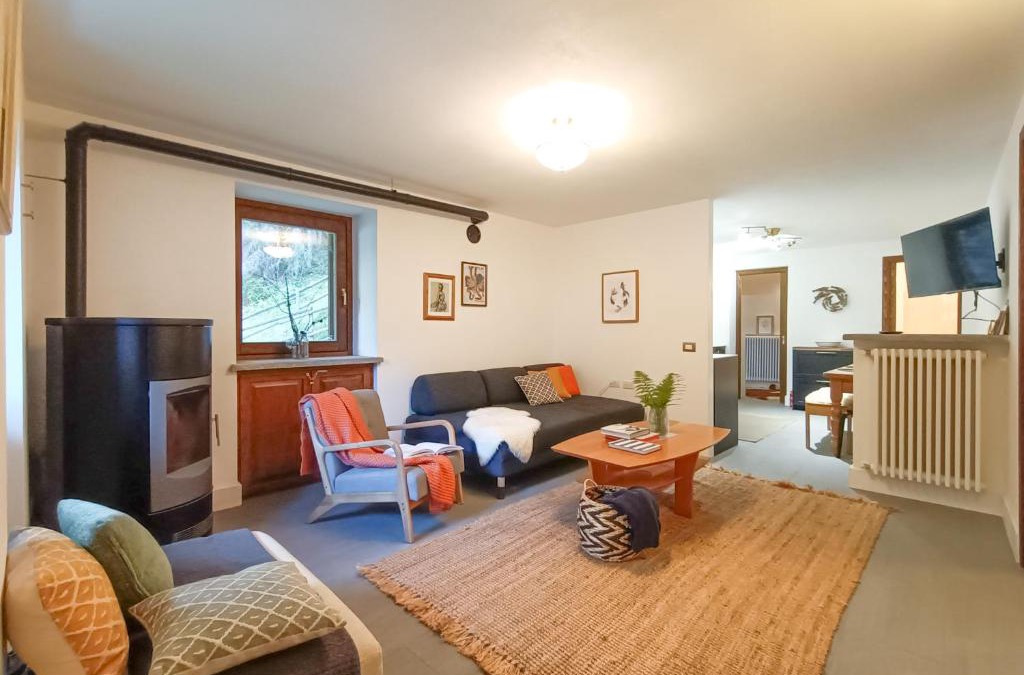 La Thuile Apartment | ALTIDO Lovely Family Apartment with Garden