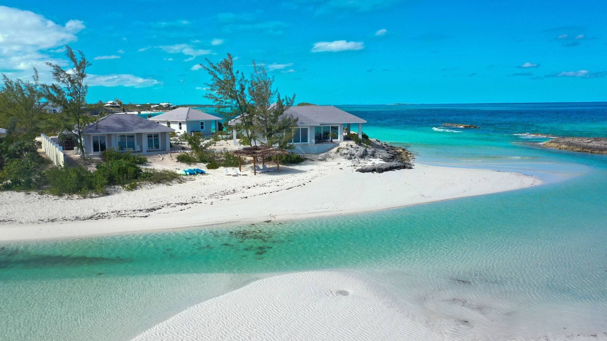 William's Town House | Always Calm Beach. No Estate like this in Exuma! Brand New on protected sand bar