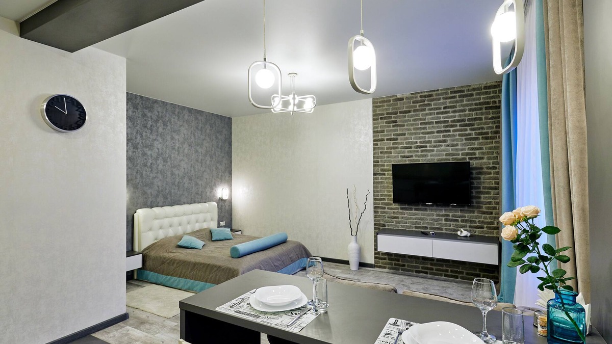 Tsentralny District Apartment | AmaFlat 47m2 City center. Bright and comfy. Modern building