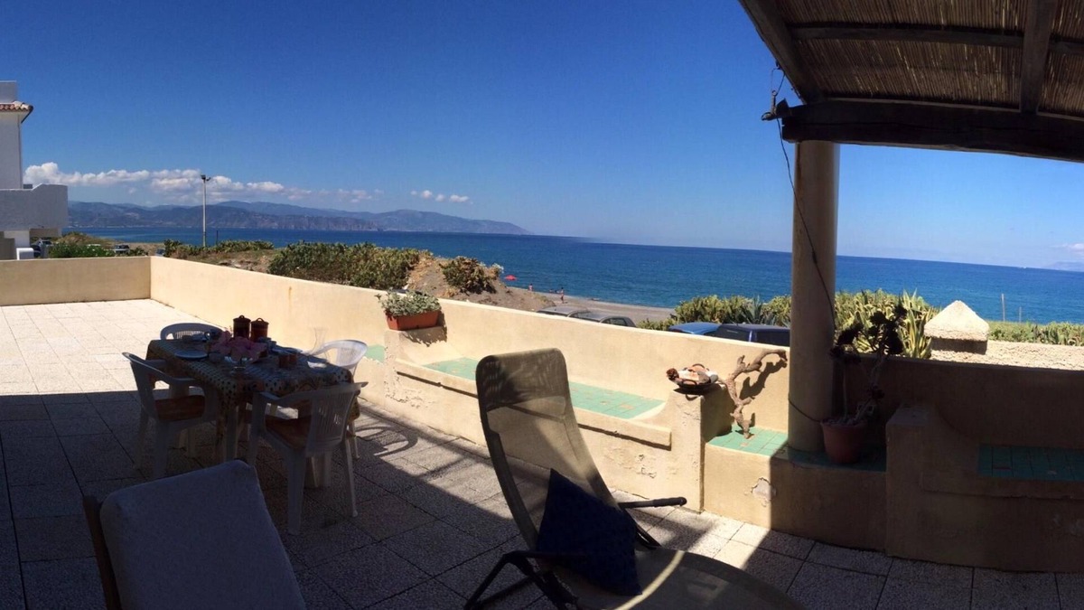 Barcellona Pozzo di Gotto Villa | Amazing terrace on the beach between Milazzo and Tindari
