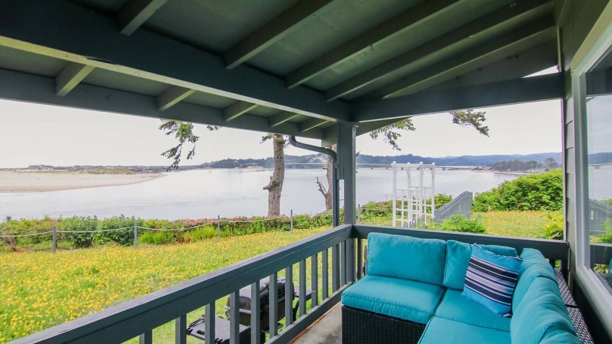 Waldport House | Amazing Alsea Bay Views! Dog Friendly!