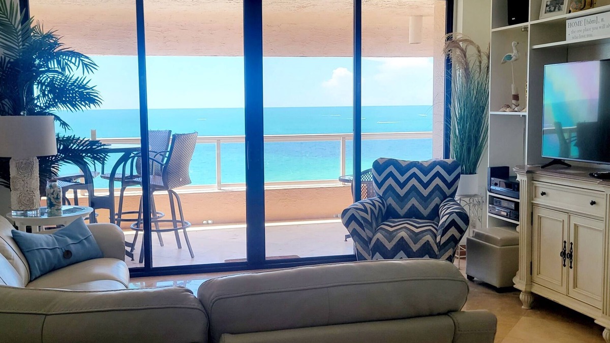 Sand Key Condo | Amazing Beachfront in Crescent Beach Club Gated Community with Sweeping Views!