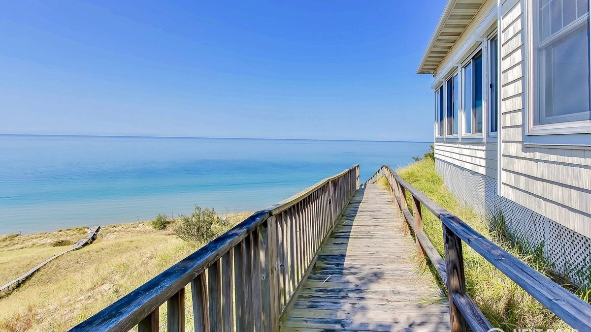 Montague House | Amazing Lake Michigan Waterfront Custom Home With 186’ Of Perfect Sandy Beach!