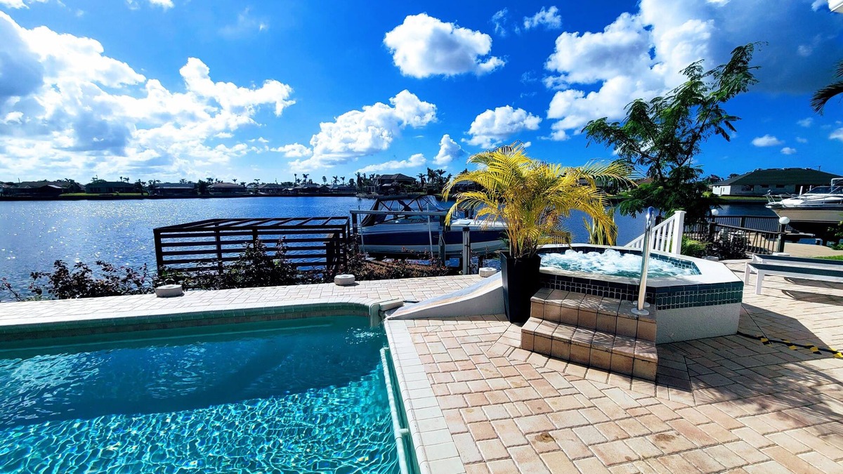 Cape Coral House | Amazing LAKE VIEW w/GULF ACCESS, Pool & Spa - Centrally located!