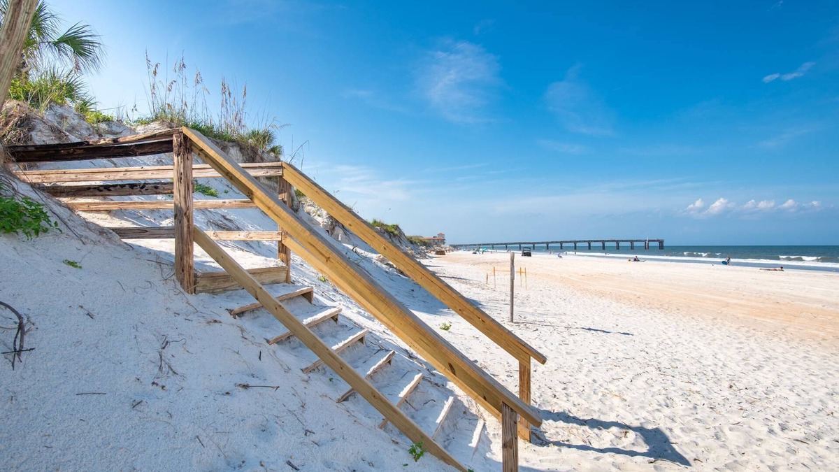 St. Augustine Beach Apartment | Amazing Ocean Views, Steps to Beach, Walk to Restaurants, Shops, and Pier! $300 in Free Tickets!