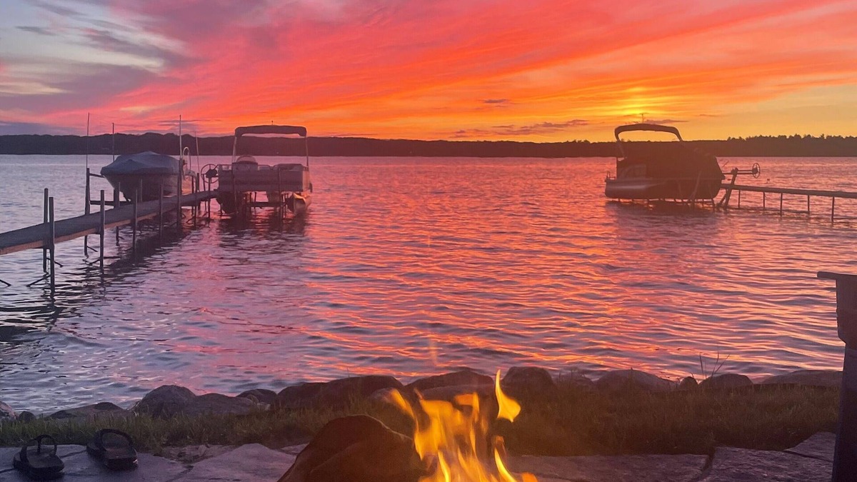 Kalkaska Cottage | Amazing sunsets - perfect for families.