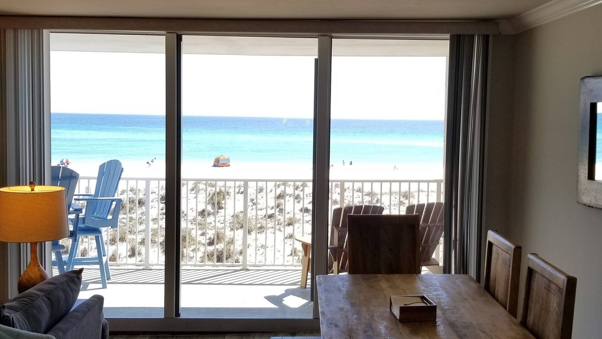 Pensacola Beach Condo | Amazing Views directly on Gulf - 2 Bedroom Condo Starboard Village 422