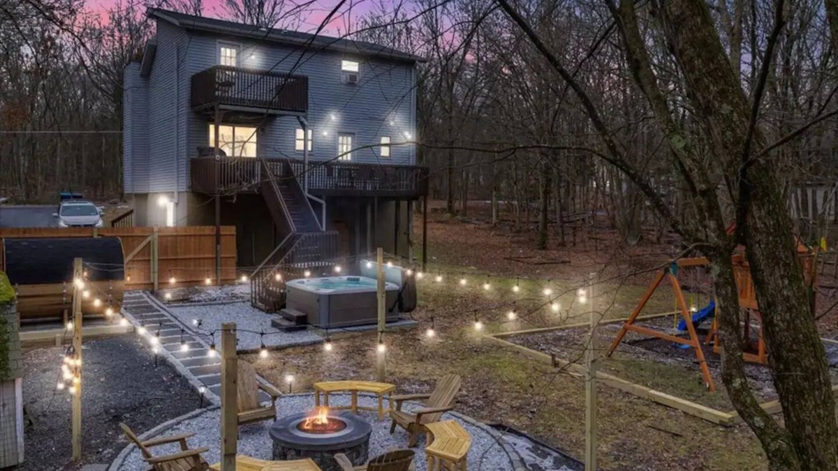 Mount Pocahontas House | Amenities Galore: Pool, Public Lake, Sauna, Hot Tub, Game Room, Playground