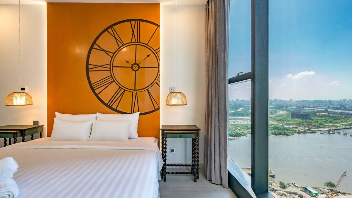 Ben Nghe Apartment | AN HOME offers a home-away-from home, centrally located at Vinhomes Golden River