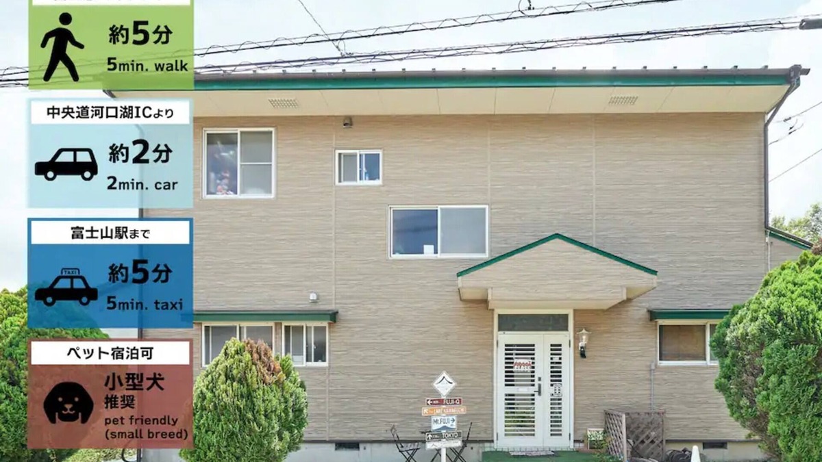 Minamitsuru-gun House | An inn where the entire building can be reserved f/Fujiyoshida Yamanashi