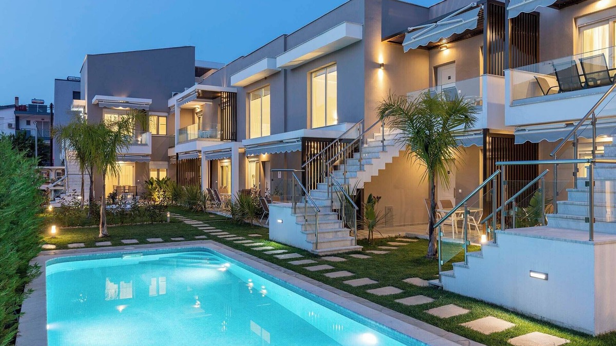 Paralia Ofryniou Apartment | Anastasia Residential Complex-Two-Bedroom Apartment with Pool Access