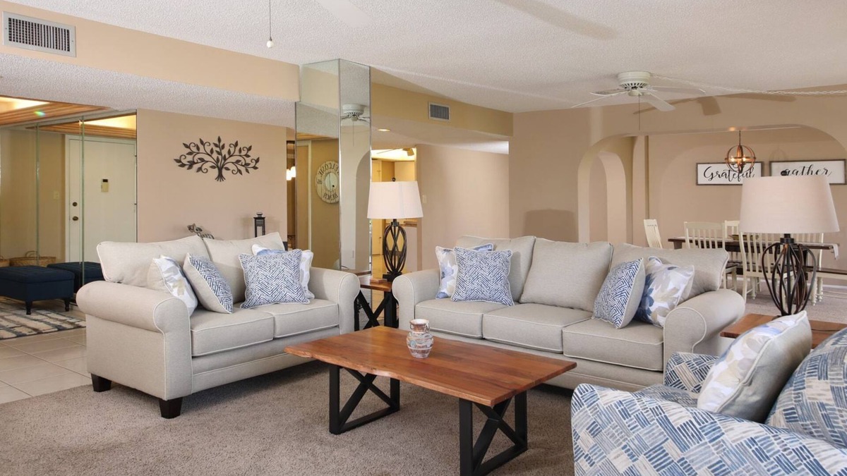 Siesta Key Condo | Anchorage Resort 3 Bedroom 3rd Floor Condo with Balcony 0886