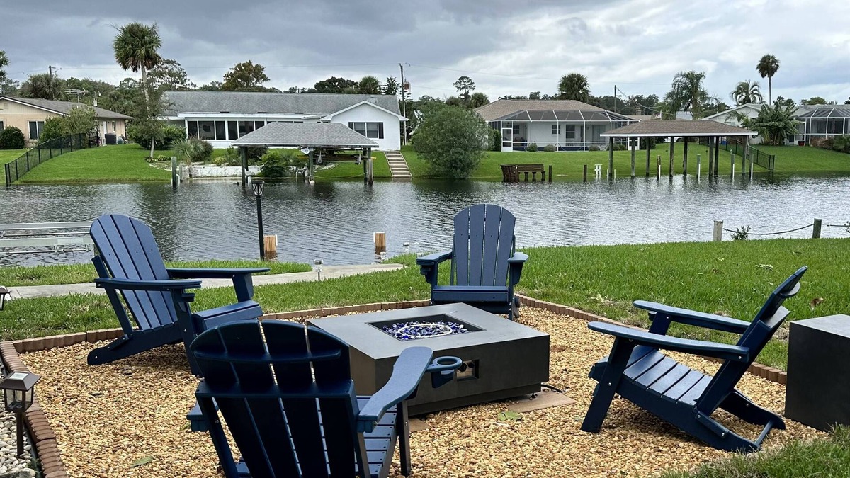 Palm Harbor House | Anchors Landing Waterfront Home | Dock | Foosball | Fire Pit | Close To The Beach | Dog Friendly