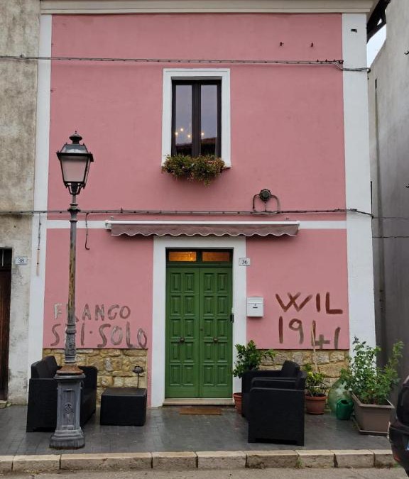 Tavenna House | Ancient Stone 'Casa Rosa'- Sea and Mountain View Tranquil Borgo