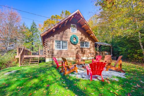 Andover House | Andover Cabin Retreat with Hot Tub and Fireplace!