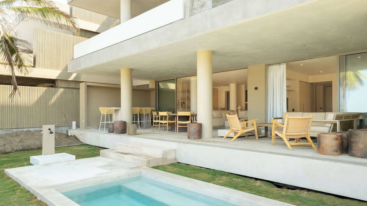 Barra de Potosi Condo | Anera, Private Pool and Lush Garden Steps from the Ocean at ANERA