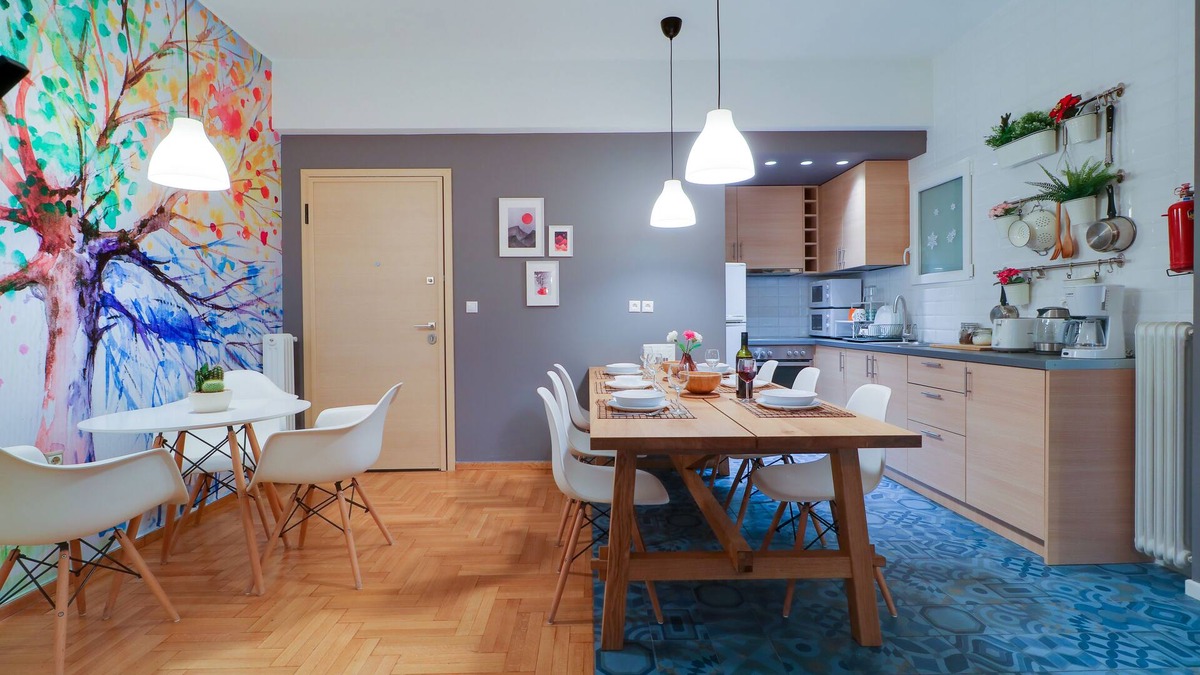 Athens City Centre Apartment | Angel's Big Apt☆3min to Metro☆AC☆Netflix☆iMac☆PS4☆