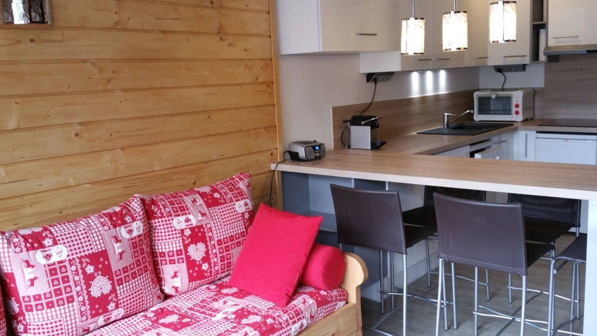 Le Lavachet Apartment | Apart. 2 rooms 33m2, 4th and last floor, large SOUTH balcony