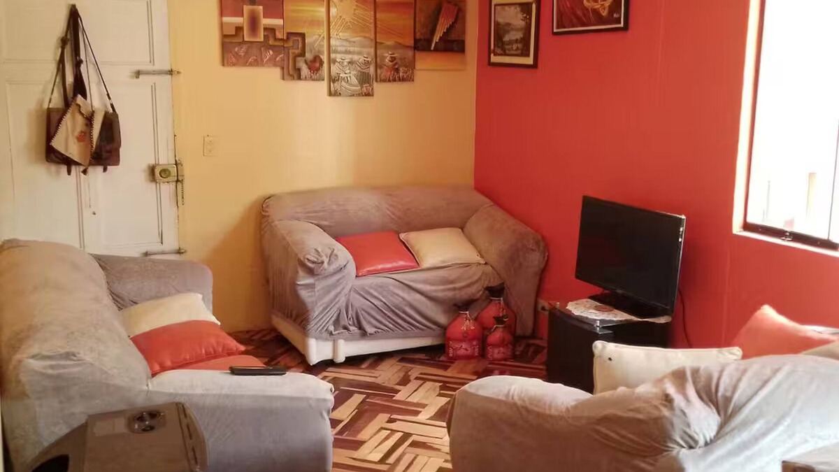 Puno Apartment | Apart 6 pers zona muchas areas verdes