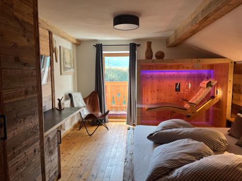 Ehrwald Apartment | Apart Hansler "das Liara" mit Infrarotkabine und Balkon