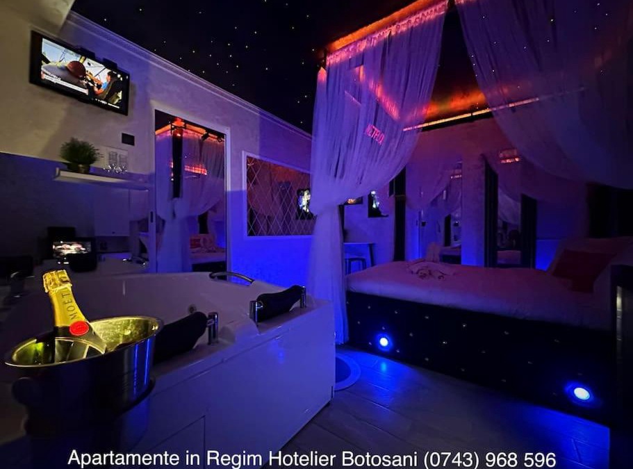Botosani Apartment | Apartament cu o camera de Lux cu Jacuzzi/Constelatie complet utilat acceptam plata cu cardul de vacanta