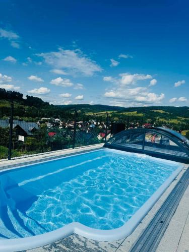 Muszyna Villa | Apartament Krynica-Zdrój - Powroźnik - Dom na wzgórzu- House on the hill z basenem