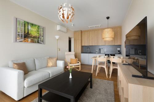 Kudowa Zdroj Apartment | Apartament Miodowy - Penthouse z balkonem