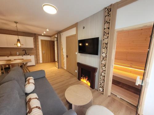 Bialka Tatrzanska Apartment | Apartament z prywatną sauną i widokiem na Tatry SKIBUS Kulkolandia Sala Zabaw Balia