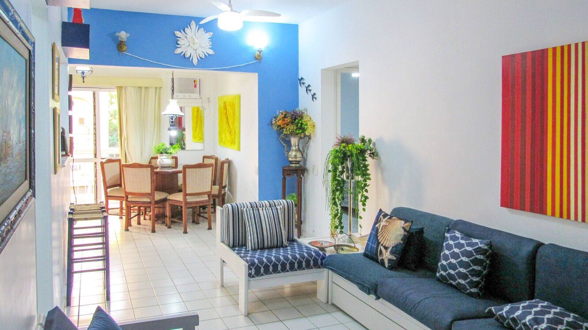 Morro do Maluf Apartment | Apartamento a 70m da Praia de Pitangueiras/SP