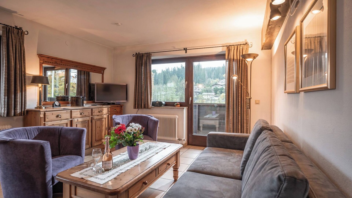 Reith bei Kitzbuehel Apartment | Apartement Hornblick - cosy flat in rustic style with 1 bedroom