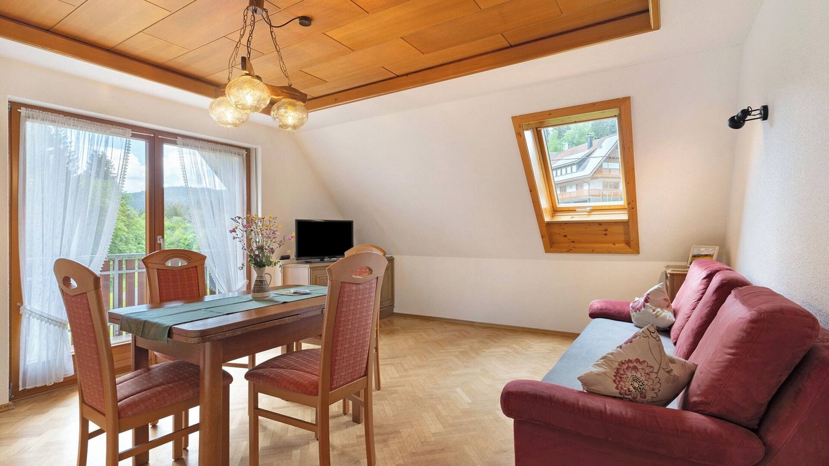 Wolfach - Saint Roman Apartment | Apartment 'Ferienwohnung Sulzerköpfle' with Mountain View, Private Terrace and Wi-Fi
