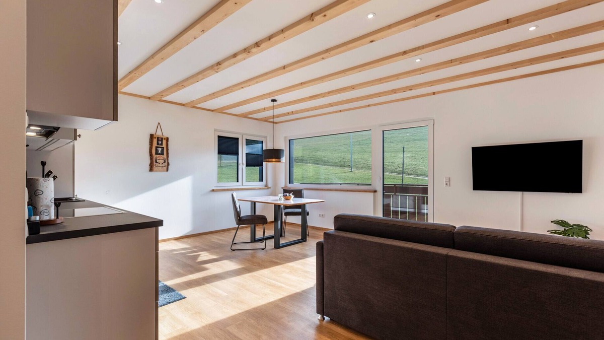Triberg im Schwarzwald Apartment | Apartment 'Bergpanorama' with Mountain View, Shared Terrace and Wi-Fi