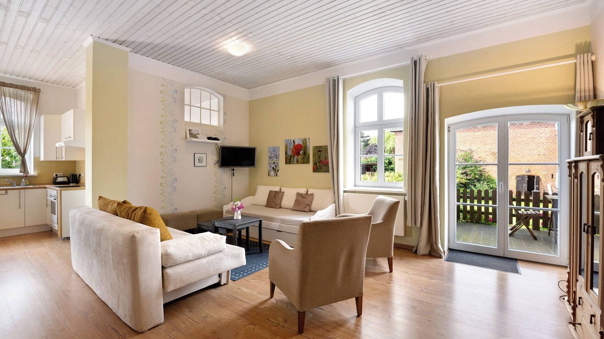 Schlagsdorf Apartment | Apartment '2 Zimmer Wohnung' with Private Terrace, Shared Garden and Wi-Fi