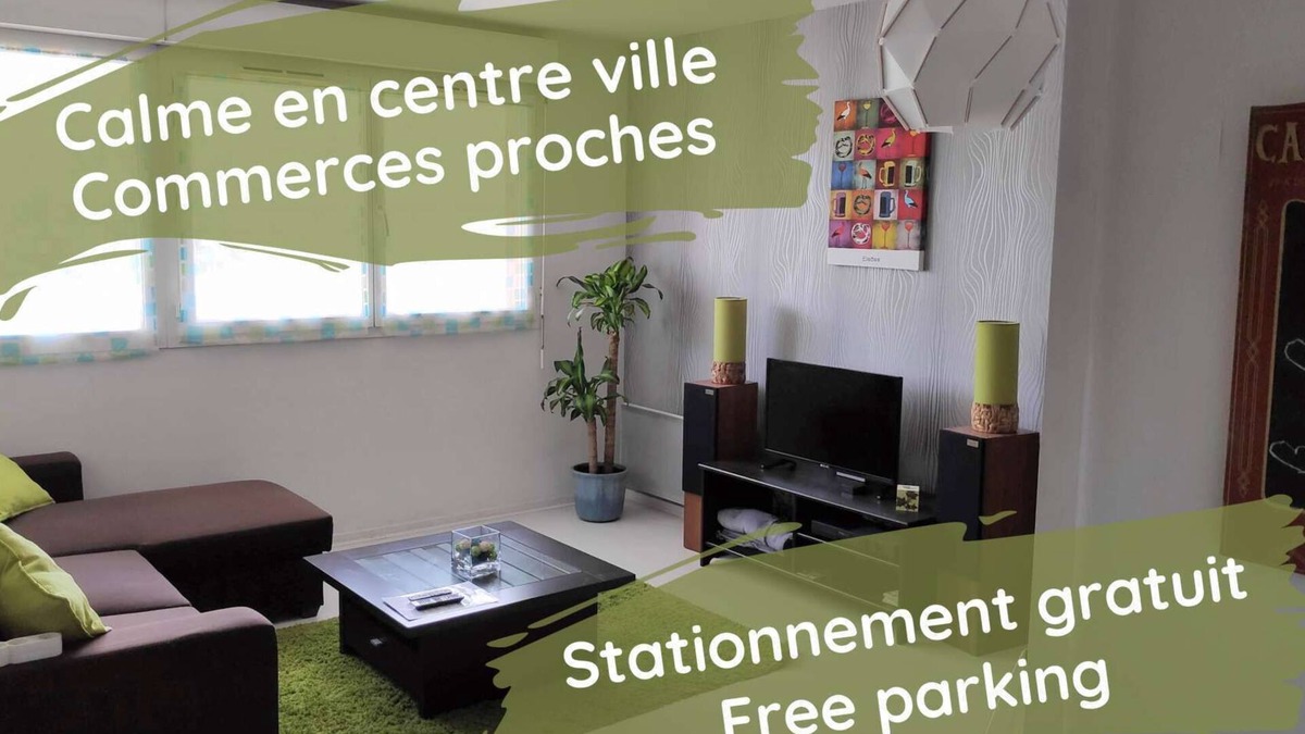 Le Grand-Quevilly Apartment | Apartment 50m² city center, quiet, in a park