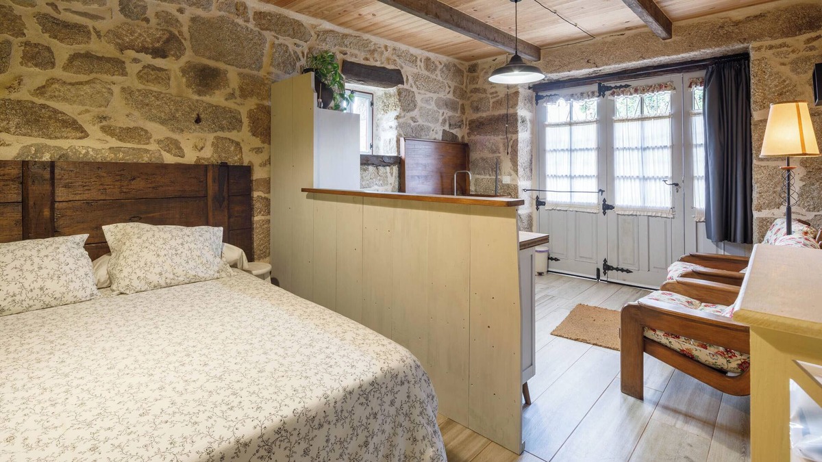 A Caniza Apartment | Apartment 'A Vilamide' with Mountain View