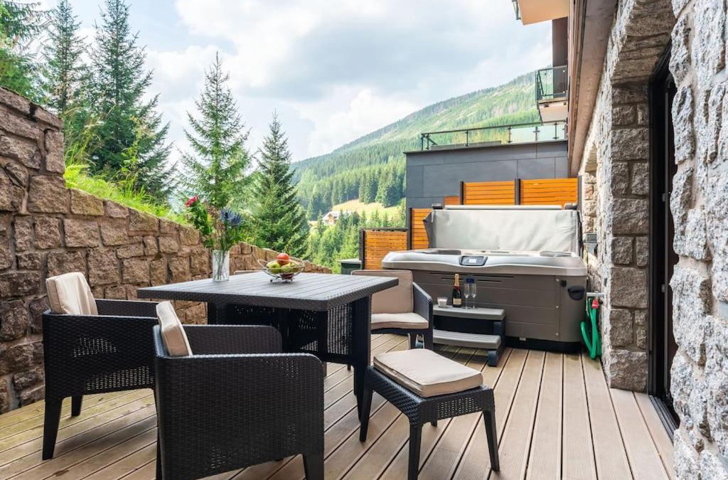 Spindleruv Mlyn Apartment | Apartment Adélka 104, private wellness - whirlpool, sauna, parking