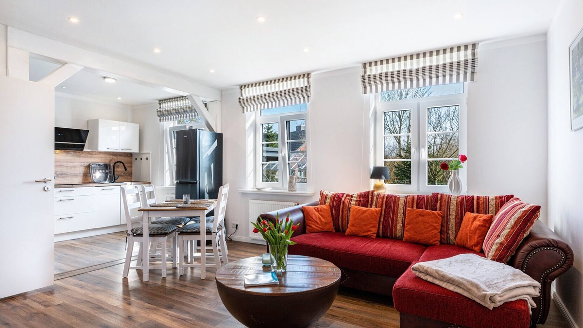 West-Bargum Apartment | Apartment 'Alte Schule' with Shared Garden, Terrace and Wi-Fi