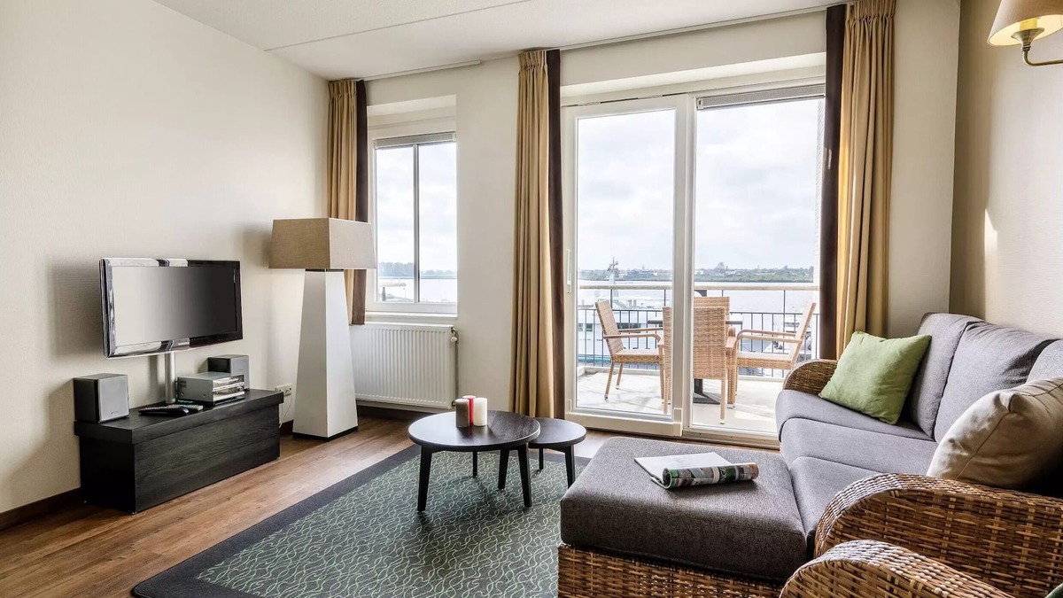 Zeewolde Apartment | Apartment am Wasser für 4 Personen