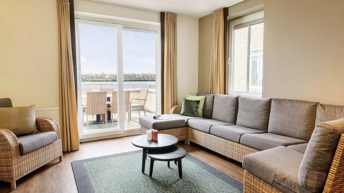 Zeewolde Apartment | Apartment am Wasser für 6 Personen