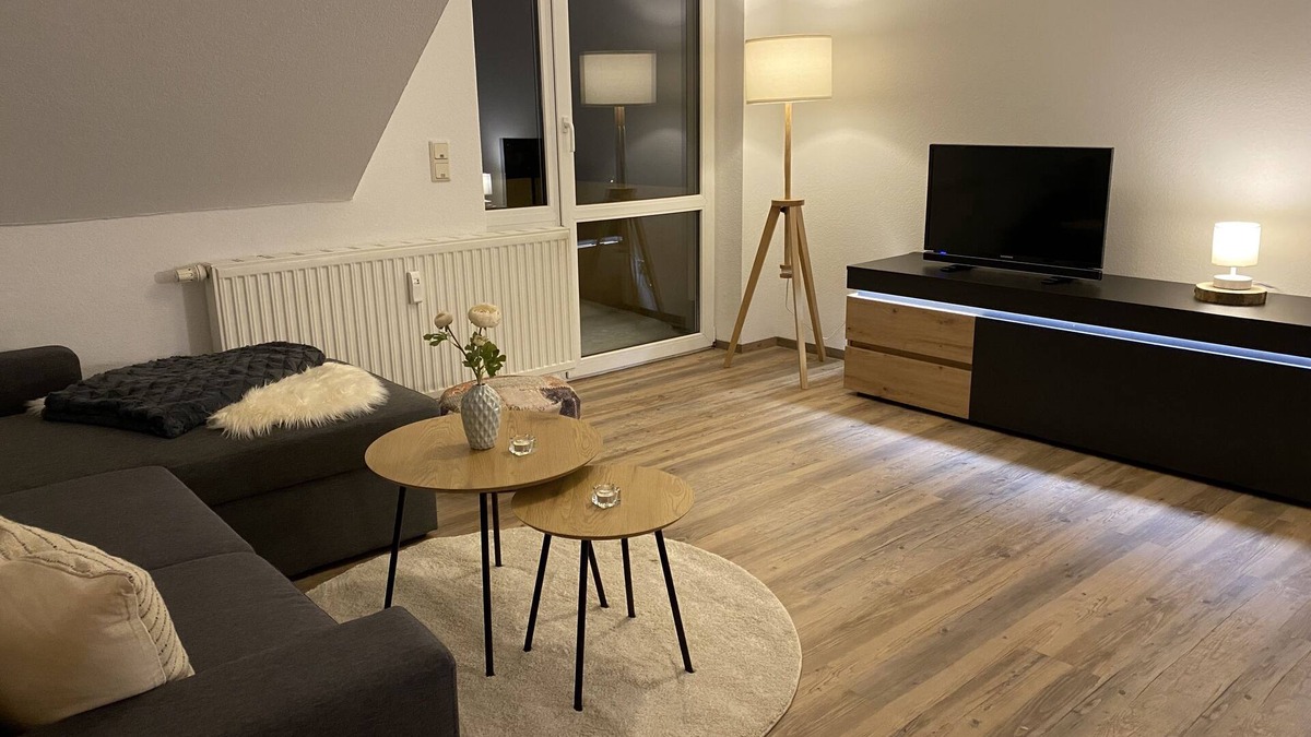 Schoenheide Apartment | Apartment "Auersbergblick" with balcony for hiking, cross-country skiing, biking and saunas