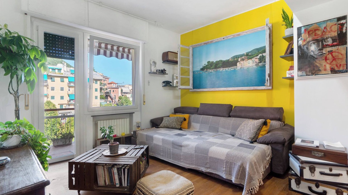 Quarto dei Mille Apartment | Apartment 'Casa Blu - Silence and Sea Just Steps Away' with Sea View, Private Terrace, and Air Conditioning