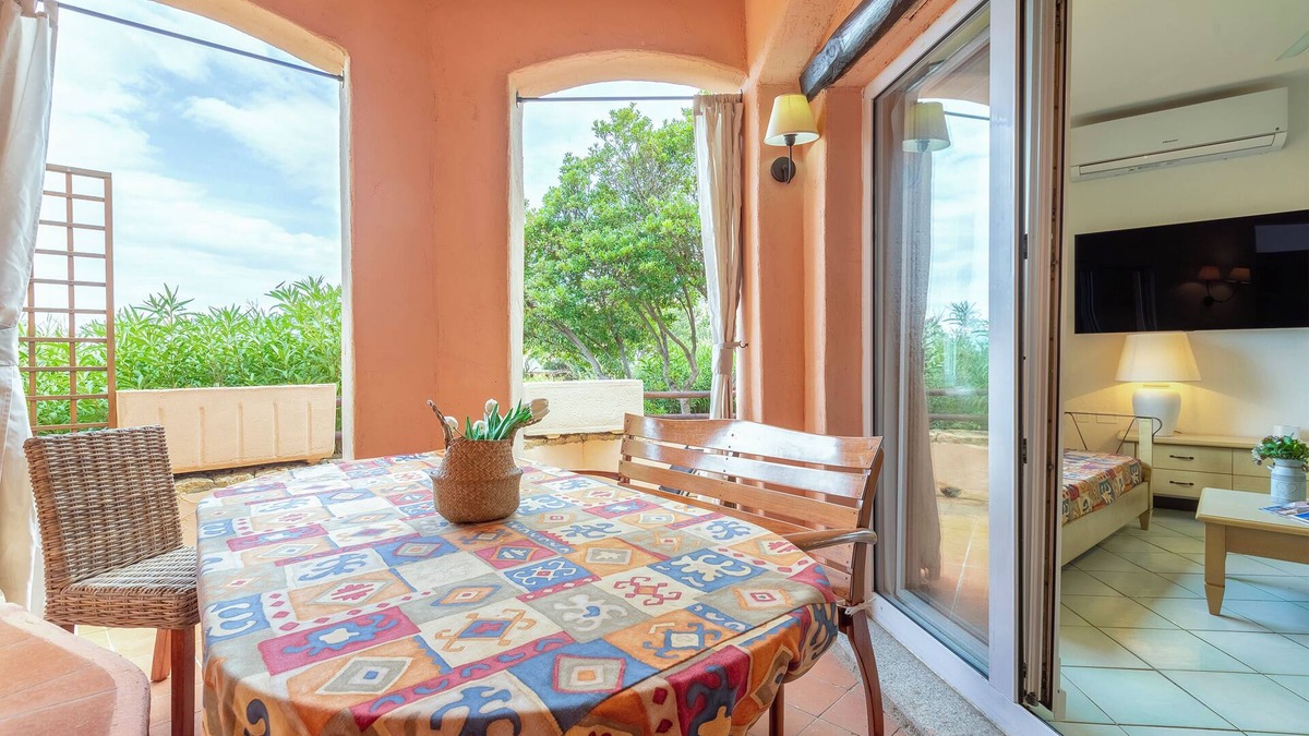 Canneddi Apartment | Apartment 'Costarossa 2208' with Sea View, Private Terrace and Air Conditioning