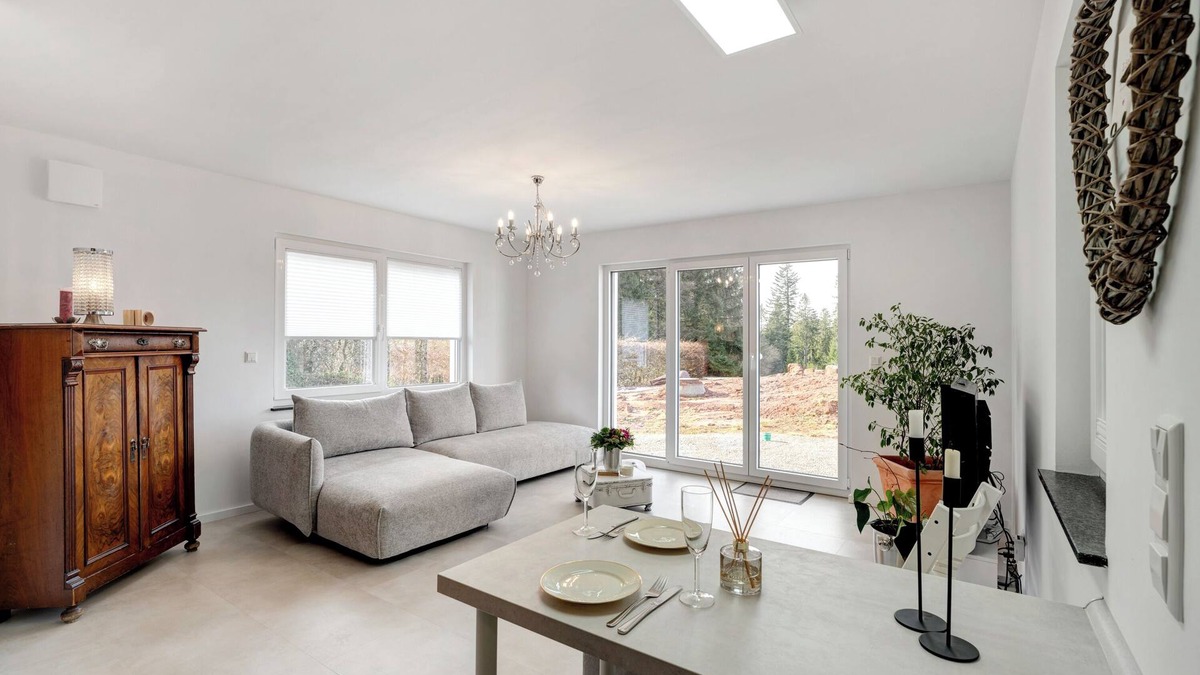 Kniebis Apartment | Apartment 'Naturperle' with Private Terrace, Private Garden and Wi-Fi