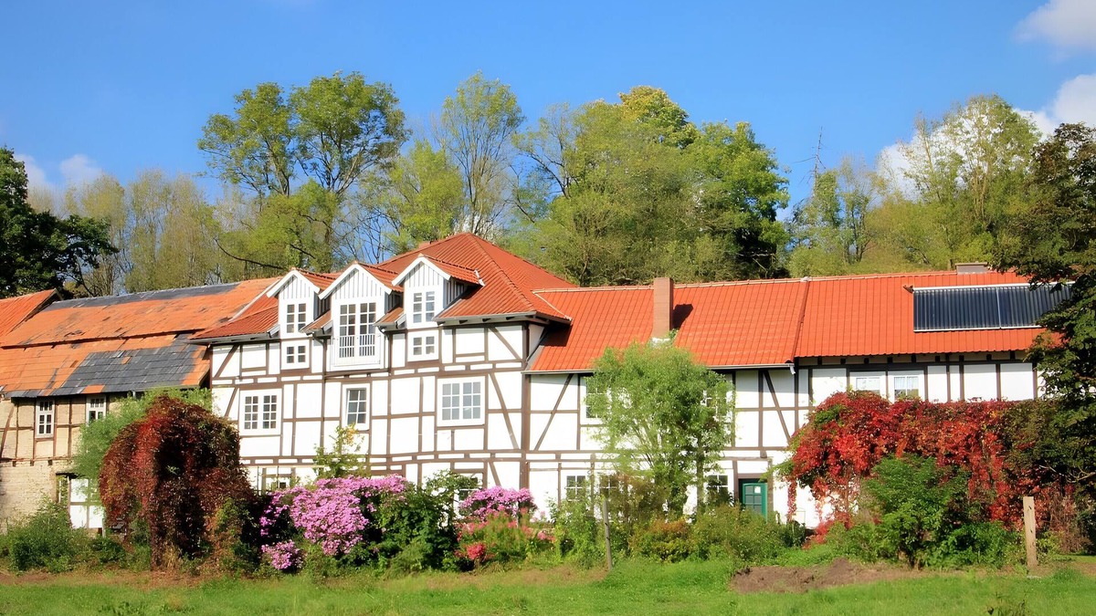 Liebenau Apartment | Apartment 'Die Fuchsmühle' with Shared Terrace, Shared Garden and Wi-Fi